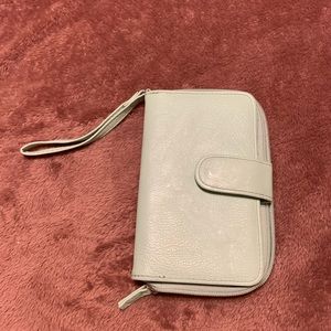 Mint green wristlet